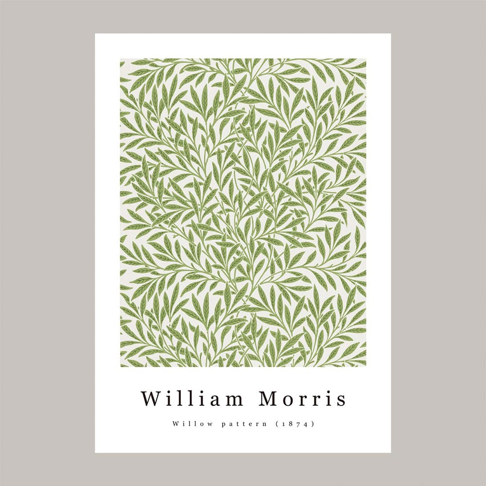 ウィリアム・モリス Willow pattern ポスター