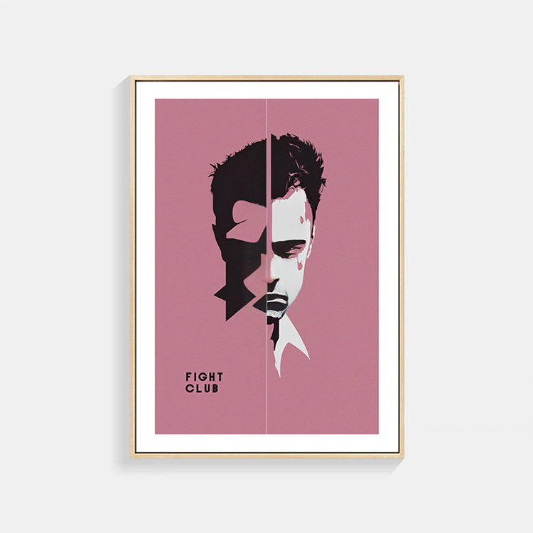 ファイト・クラブ 映画 イラスト ポスター Fight Club