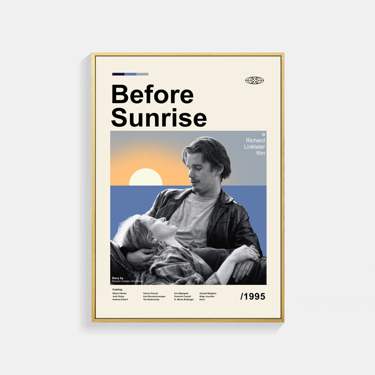 恋人までの距離 映画 ポスター Before Sunrise