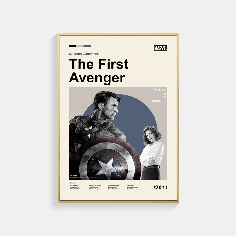 キャプテン・アメリカ/ザ・ファースト・アベンジャー 映画 ポスター