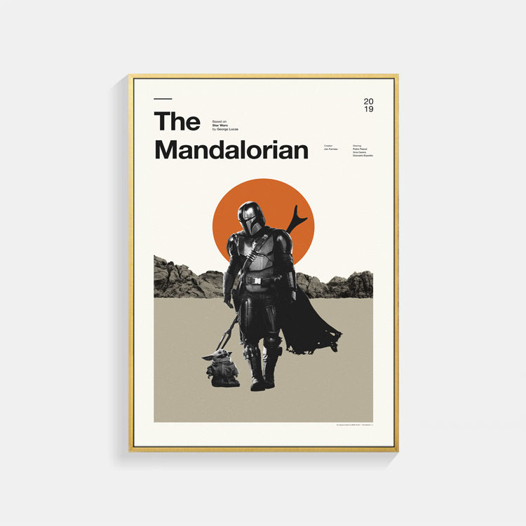 ​マンダロリアン テレビドラマ ポスター The Mandalorian