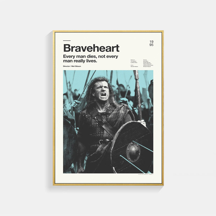 ブレイブハート 映画 ポスター Braveheart