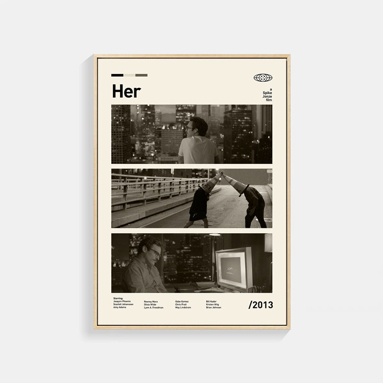 映画 世界でひとつの彼女 ポスター 白黒