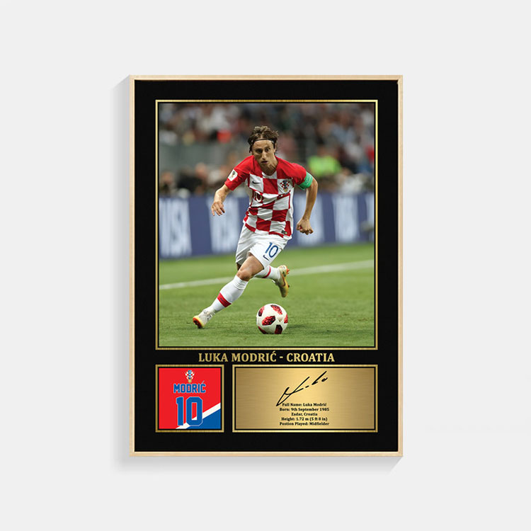 サッカー ポスター モドリッチ クロアチア