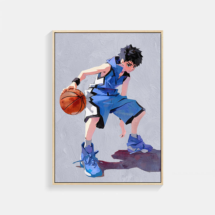 バスケットボール ポスター イラスト 30×40cm