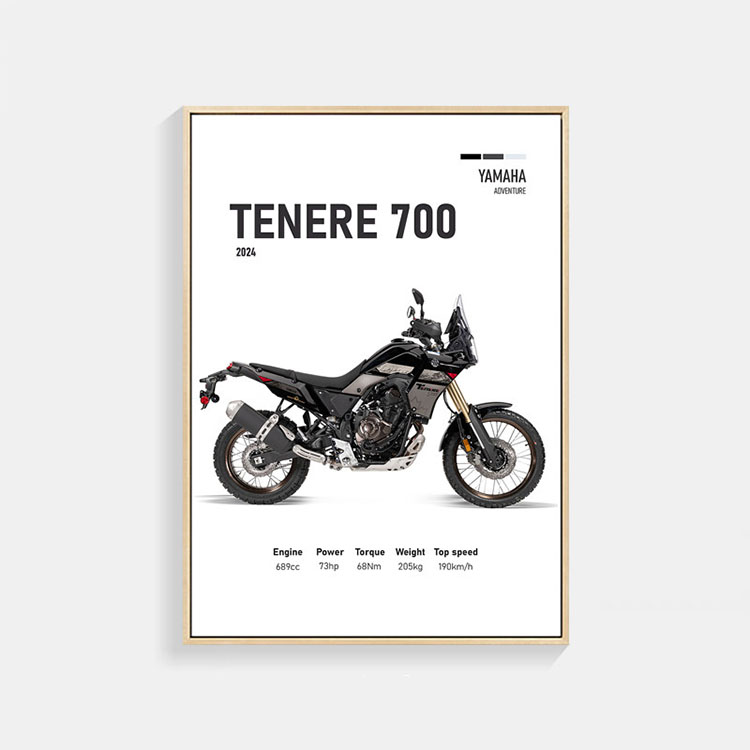 ヤマハ Tenere 700 2024 バイク ポスター A3