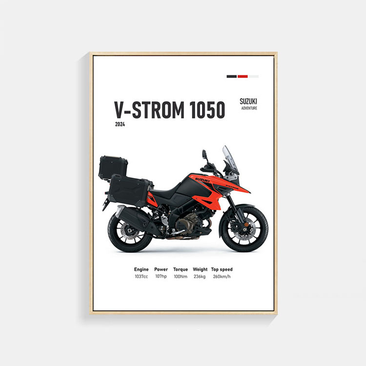 スズキ V-Strom 1050 2024 バイク ポスター A3