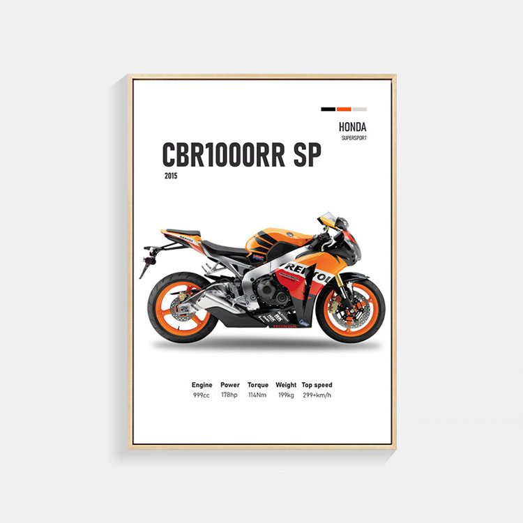 2015 Honda CBR1000RR SP ホンダ バイク ポスター A3