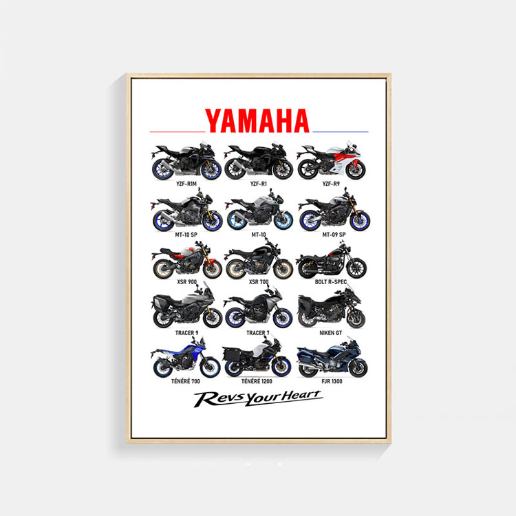 yamaha バイク ポスター A3