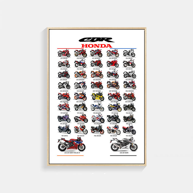 BCR ホンダ バイク ポスター A3