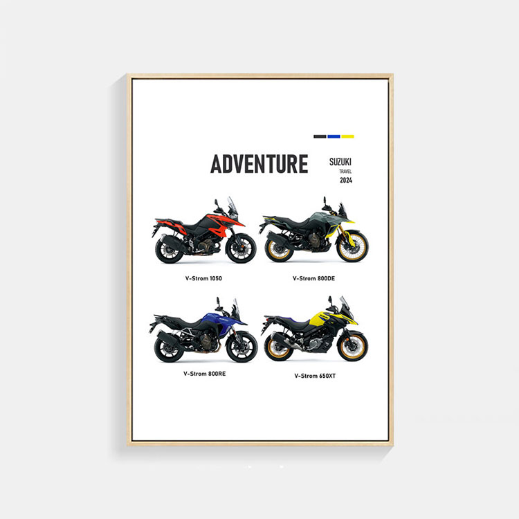 スズキ V-Strom バイク ポスター A3