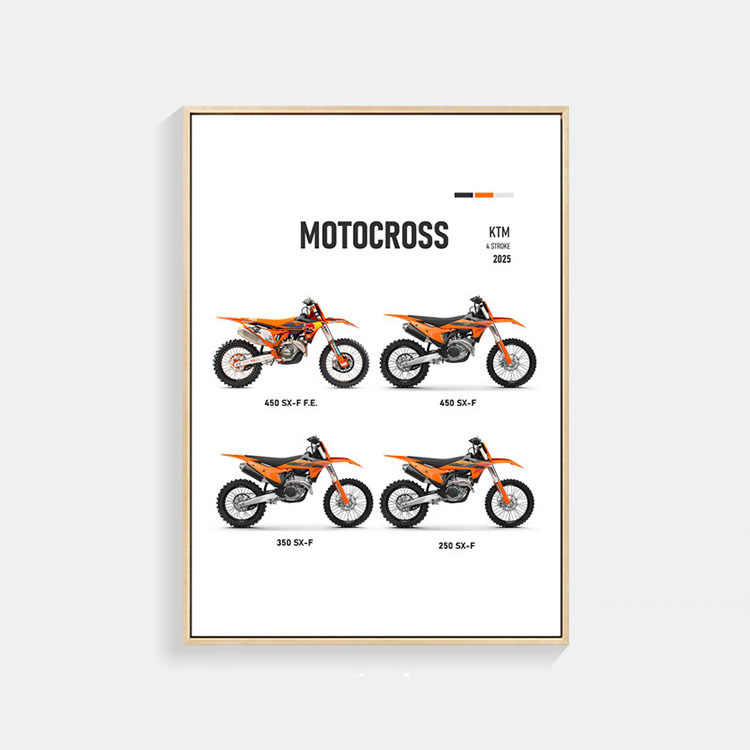 KTM オフロード バイク ポスター A3